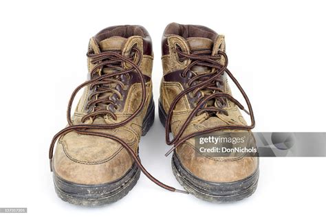 Old Hiking Boots High-Res Stock Photo - Getty Images