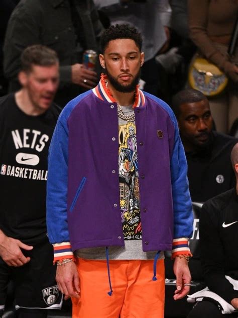 Ben Simmons NBA Brooklyn Nets Purple Bomber Jacket