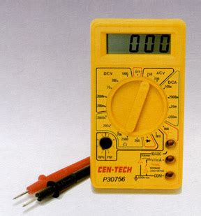 Cen Tech Multimeter Manual