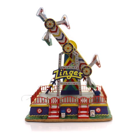 Christmas LE ZINGER Plastic Lemax Carnival Kiddie Ride 84809 - Walmart.com