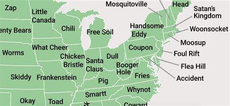 Weirdest Town Names in United States - Thrillist