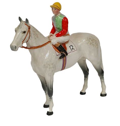 Lot 136 - Beswick Horse and Jockey