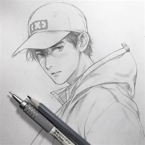 Pin by Njsb AlSha on Art Studies | Anime drawings, Guy drawing, Pencil art drawings