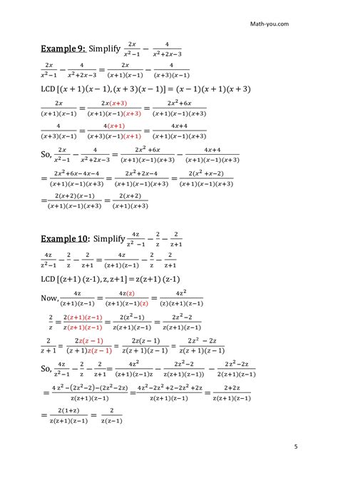 Rational Functions