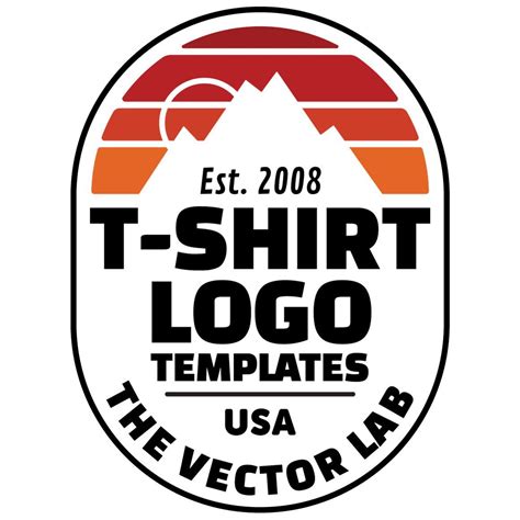 T-Shirt Logo Templates - TheVectorLab Logo Fonts, Logos, Logo Branding, Icon Design, Logo Design ...