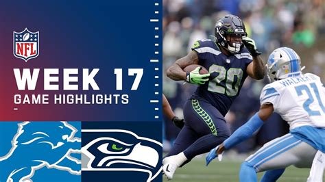 Lions vs. Seahawks Week 17 Highlights | NFL 2021 - YouTube