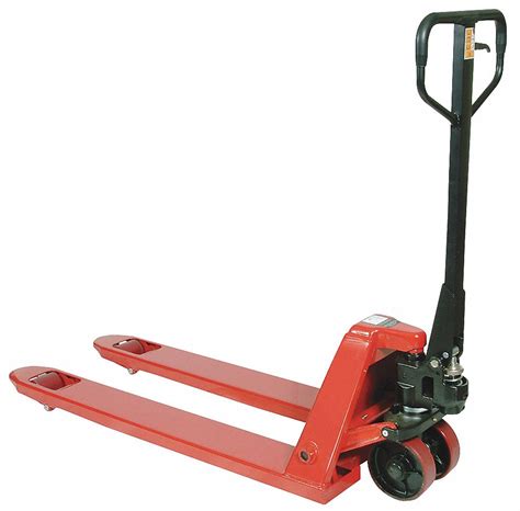 DAYTON General Purpose Manual Pallet Jack, 5,500 lb Load Capacity, 61 7 ...