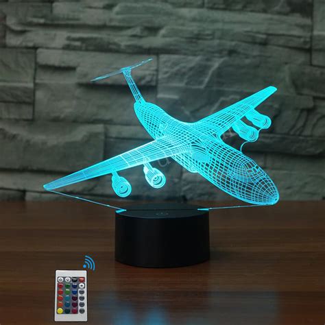 Lockheed C-5 Galaxy Designed 3D Lamp – Aviation Shop
