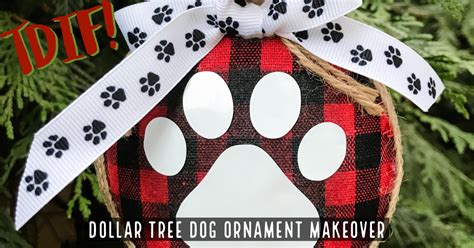 Dollar Tree Dog Ornament Makeover