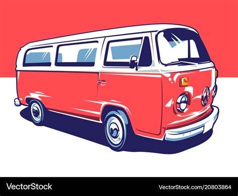 Hippie car art Royalty Free Vector Image - VectorStock