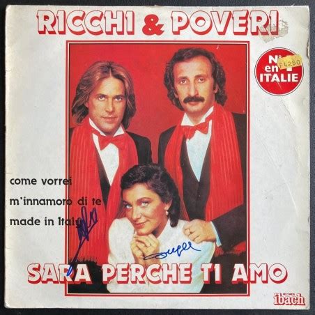 RICCHI E POVERI autograph