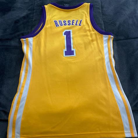 D’Angelo Russell Adidas Lakers Jersey NBA 4... - Depop