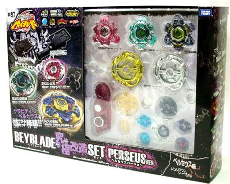 Takara Tomy Beyblade Bb-97 Gravity Destroyer Perseus String Launcher LR Grip Set for sale online ...