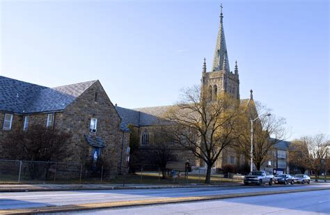 Now-and-then pictures: St. Ambrose Catholic Church