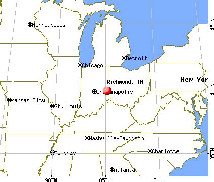 Richmond, Indiana (IN 47374) profile: population, maps, real estate ...