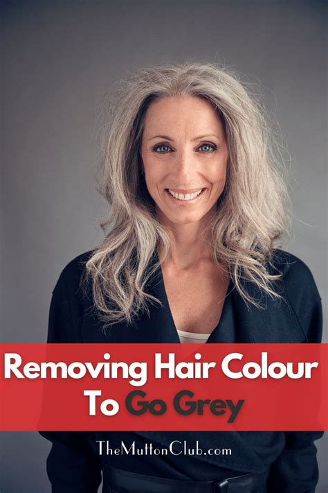 Removing Hair Color To Go Grey - Easy Ways To Ditch The Dye | Hair ...