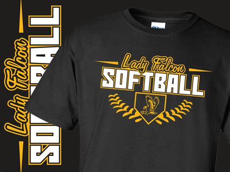 Creative School Softball Shirt Designs for Players and Fans