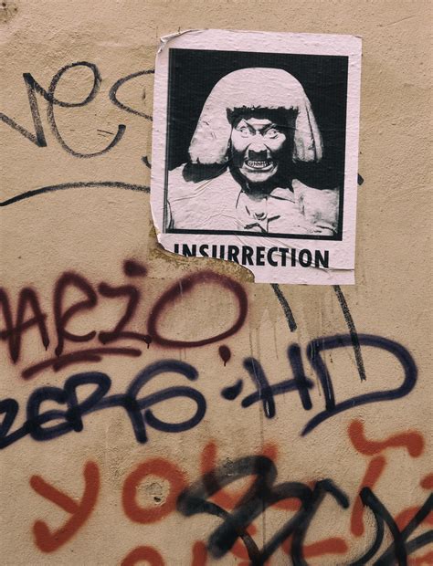 Free Image: Street art in Prague - Insurrection | Libreshot Public Domain Photos