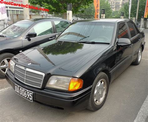 A Black W202 Mercedes-Benz C-Class Sedan With Black License Plates In China - CoolCarsInChina.com