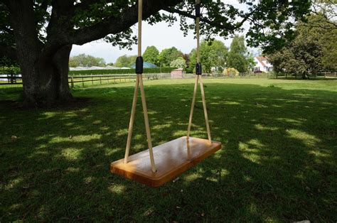 Contemporary Solid Oak Tree Swing - Adult – The Fine Wooden Article Company