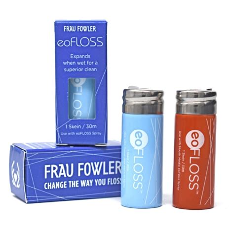 Expanding, woven floss dental floss with organic EOs.