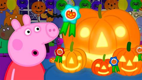 Peppa Pig Carves A Pumpkin For Halloween 🐷 🎃 Peppa Pig Official Channel 4K Family Kids Cartoons ...