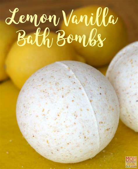 Lemon Vanilla Bath Bomb Recipe