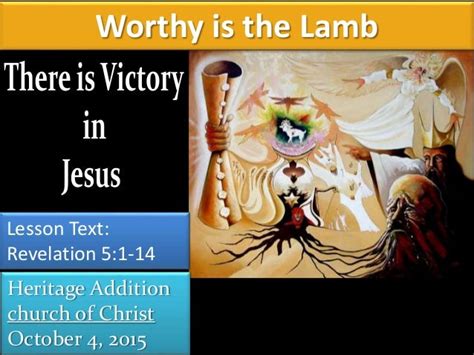 Worthy is the lamb - rev 5