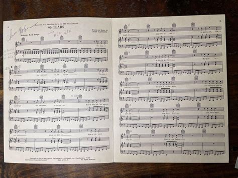 96 TEARS Sheet Music QUESTION MARK AND THE MYSTERIANS Rudy Martinez piano guitar | #3838904501