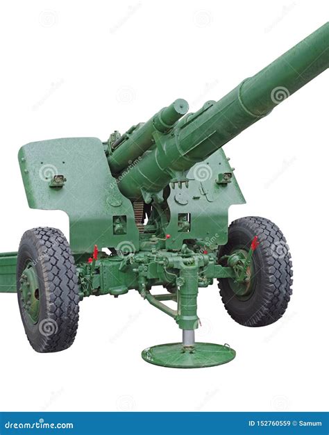 Modern howitzer cannon stock image. Image of towed, cannon - 152760559