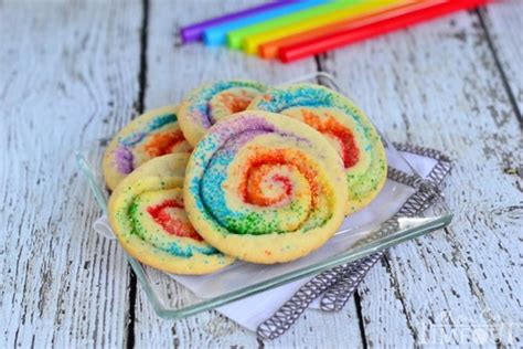 Rainbow Pinwheel Cookies - Mom On Timeout