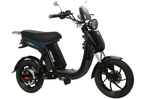 GIGABYKE GROOVE 48V 750W Eco-Friendly Electric Moped Scooter E-Bike- Black - GearScoot