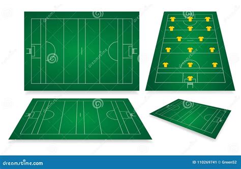 Gaelic Football Fields Cartoon Vector | CartoonDealer.com #110269741