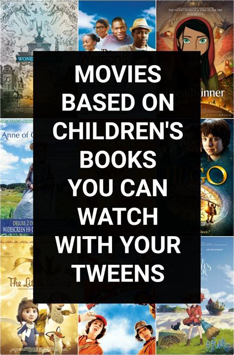 Movies Based on Children's Books for Families with Tweens | Family ...