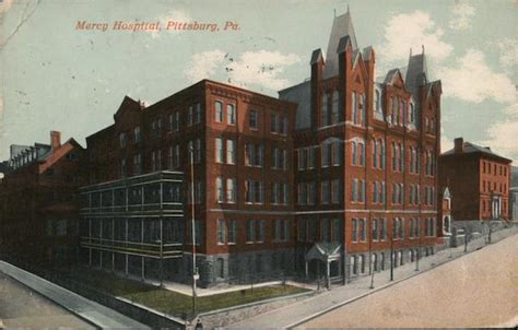 Mercy Hospital Pittsburgh, PA Postcard