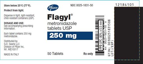 Flagyl: Package Insert / Prescribing Information