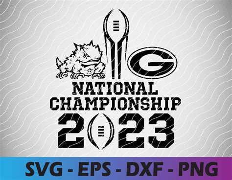 National Championship 2023 Svg, Eps, Png, Dxf, Digital Downl - Inspire ...