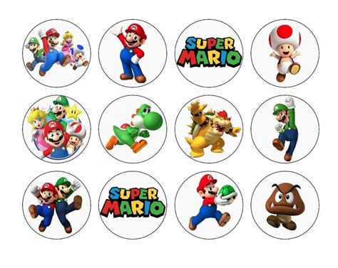 Mario Bros Cake Topper Printable Designer Sales | www.oceanproperty.co.th