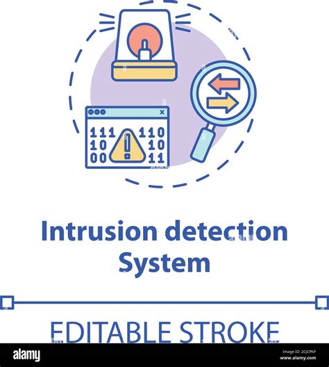 Intrusion detection system concept icon Stock Vector Image & Art - Alamy