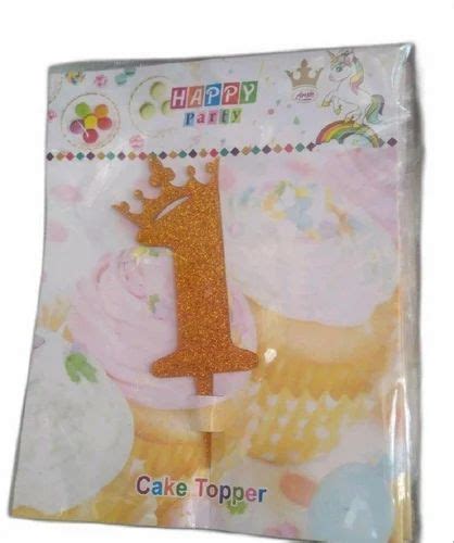 1 Number Cake Topper at Rs 25/pack | Prayagraj | ID: 25367887630