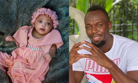 Usain Bolt Shared Photos Of His Adorable Daughter Olympia Lightning ...