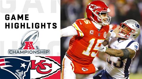 Patriots vs. Chiefs AFC Championship Highlights | NFL 2018 Playoffs - YouTube