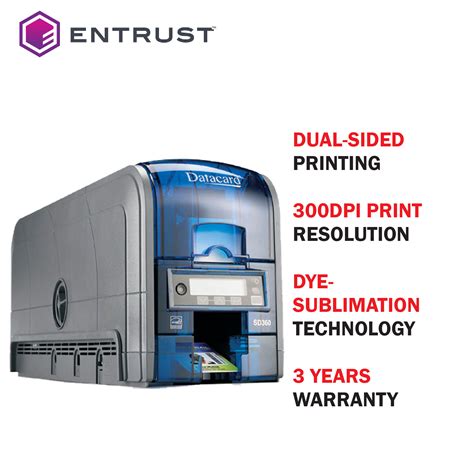 Entrust Datacard SD360 Automatic Dual Sided ID Card Printer | Datacard Distributor