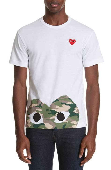 Comme des Garçons PLAY Camo Peek Heart T-Shirt | Nordstrom