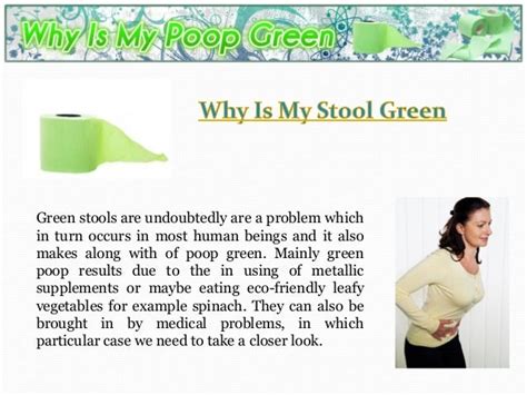 Why Is My Stool Green