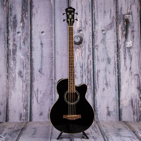 Used Ibanez AEB10E-BK Acoustic/Electric Bass, Black | For Sale | Replay ...