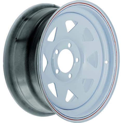 Steel 15" x 6" Spoke Trailer Wheel/Rim 5-4.5 bolt pattern - R154S - DL ...