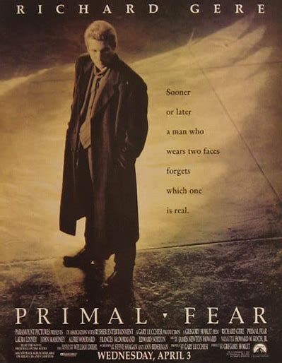 Primal Fear Richard Gere 1996 Vintage Movie Ad, Vintage Movie Ads