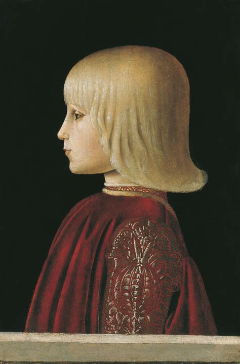 Piero della Francesca - Portrait of Guidobaldo da Montefeltro, 1483 | Trivium Art History