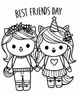 Best Friend Day Image coloring Page  Download Print Or Color Online sketch template